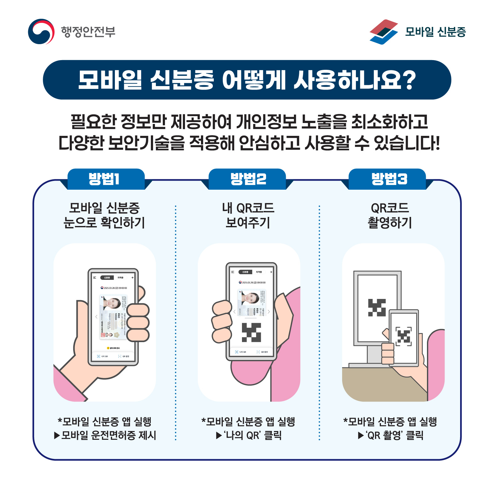 모바일 신분증 발급 방법